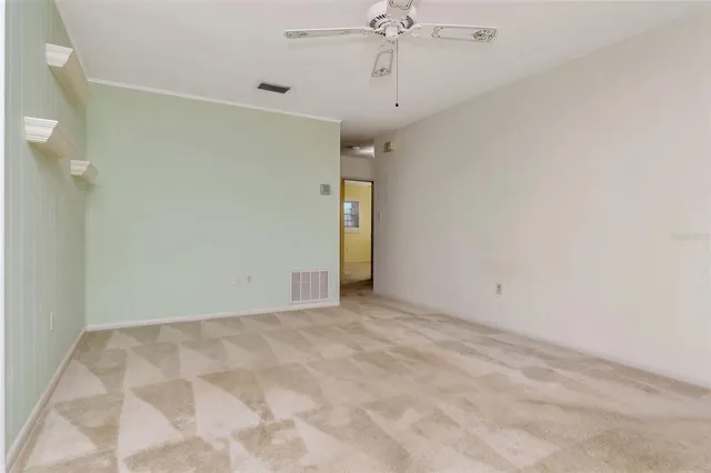 a view of an empty room