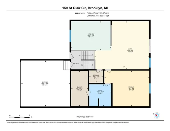 $265,000 | 159 St Clair Circle, Brooklyn, MI 49230