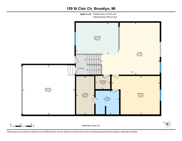 $272,000 | 159 St Clair Circle, Brooklyn, MI 49230