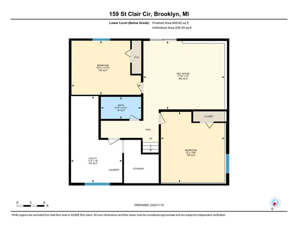 $265,000 | 159 St Clair Circle, Brooklyn, MI 49230