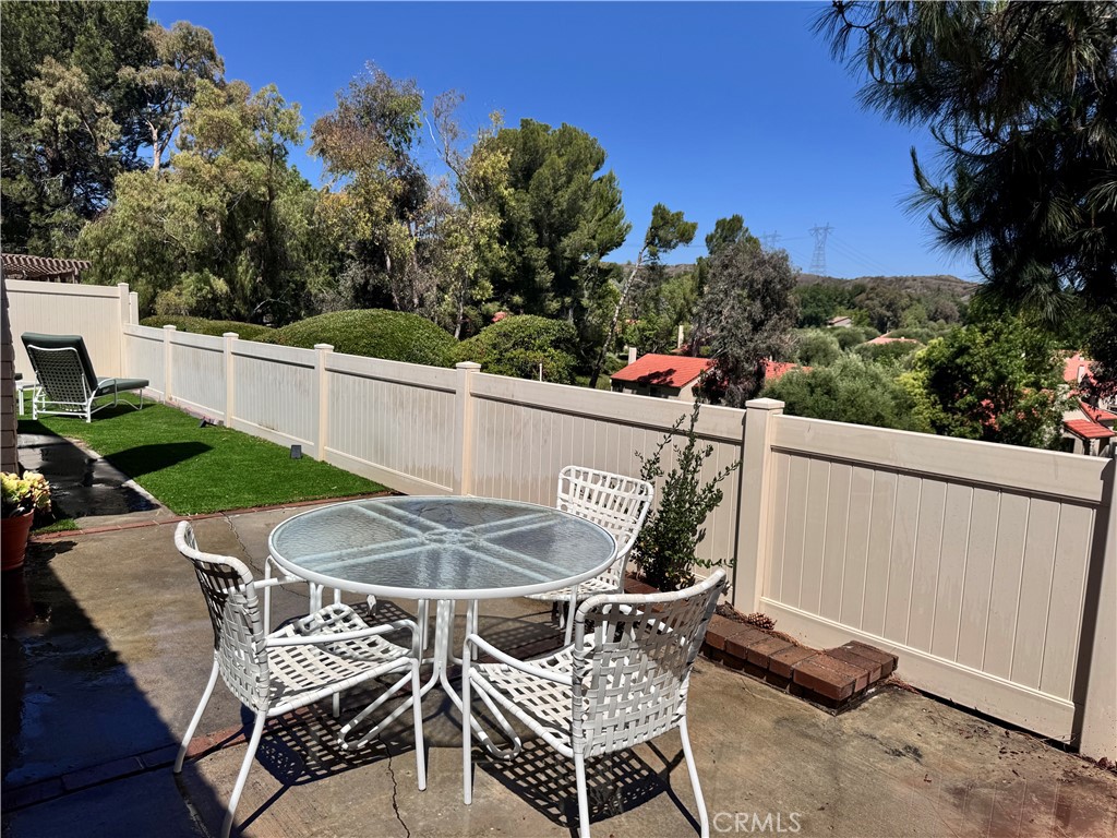26226 Rainbow Glen Drive Newhall, CA 91321 - Photo 17 of 27 a view of a chairs and table in patio