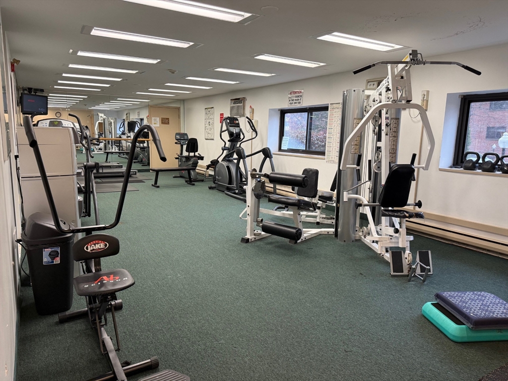 1325 Worcester Road, Unit D8 Framingham, MA 01701 - Photo 19 of 20 a view of a room with gym equipment