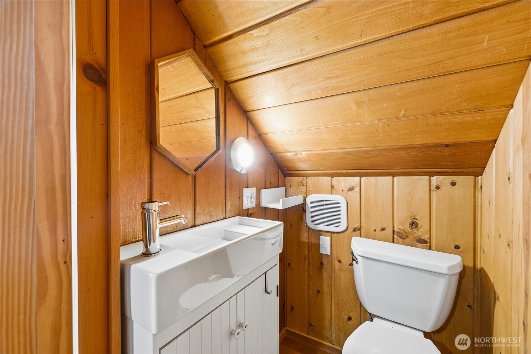 2836 Patton Street Bellingham, WA 98225 - Photo 23 of 40 a bathroom with a toilet a sink and a shower