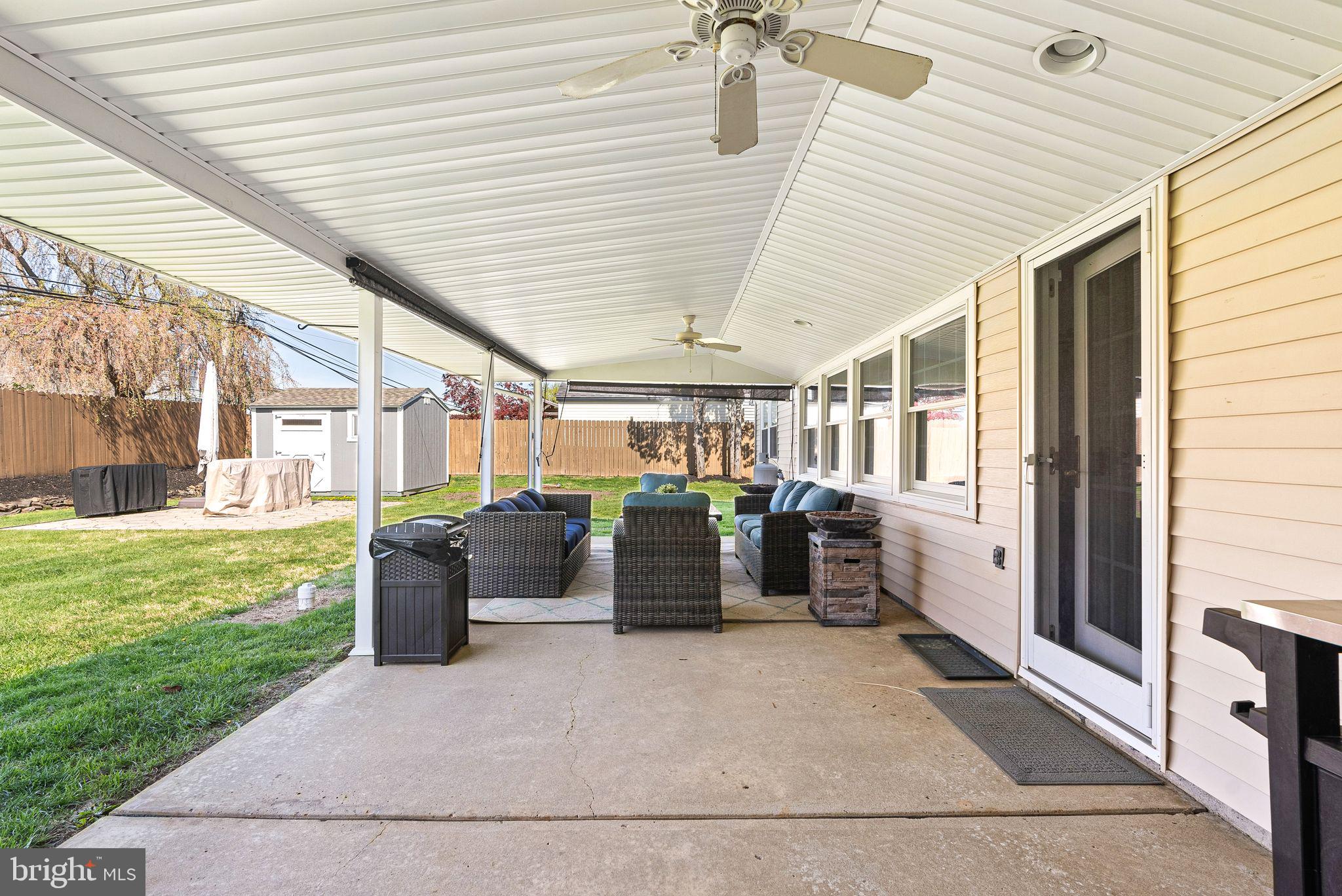 48 Silverbell Road Levittown, PA 19056 - Photo 6 of 35 a view of a porch with furniture