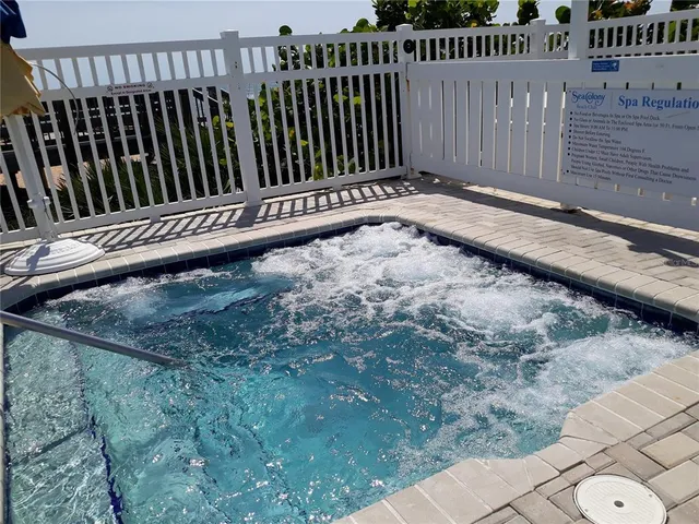 a view of a black gate