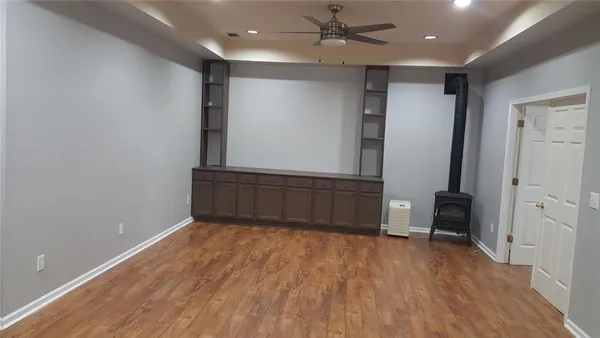 wooden floor in an empty room