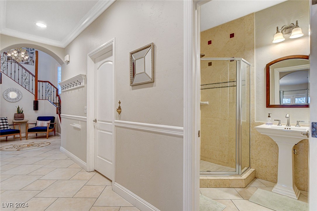 1118 Riddle Glen Street Henderson, NV 89012 - Photo 34 of 82 3/4 bathroom on 1st floor
