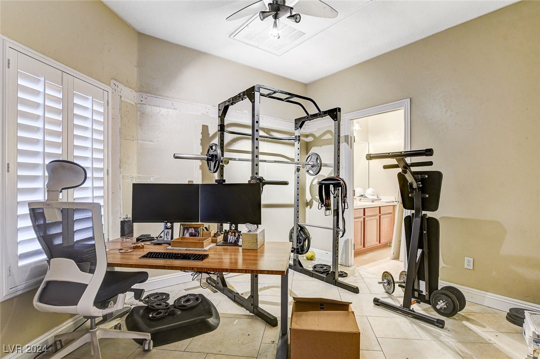 1118 Riddle Glen Street Henderson, NV 89012 - Photo 61 of 82 The detached casita with its own bathroom provides a versatile space for a home office, gym, or guest retreat.