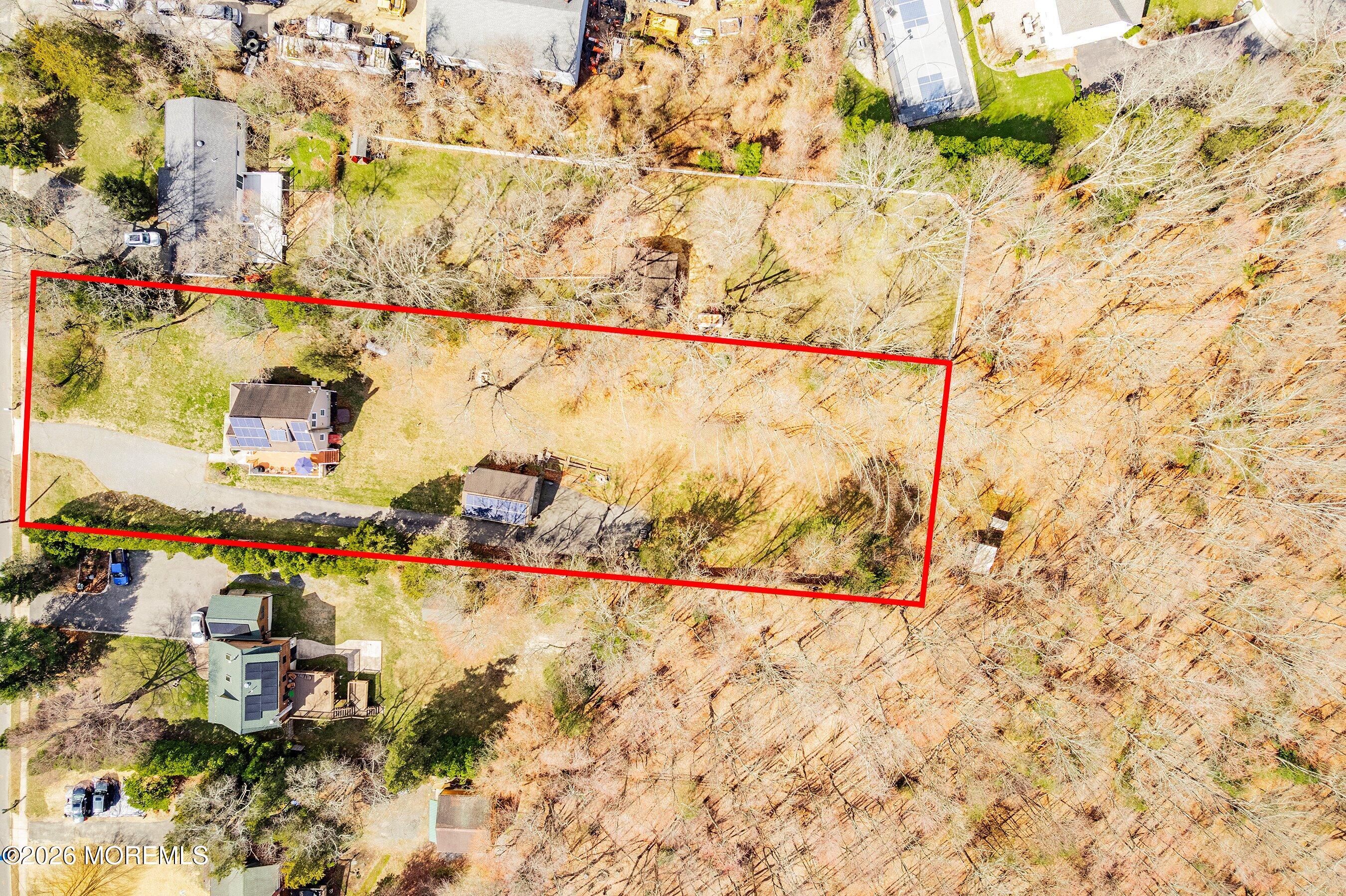 471 Harmony Road Jackson, NJ 08527 - Photo 26 of 31 28-Top Down Aerial with outline