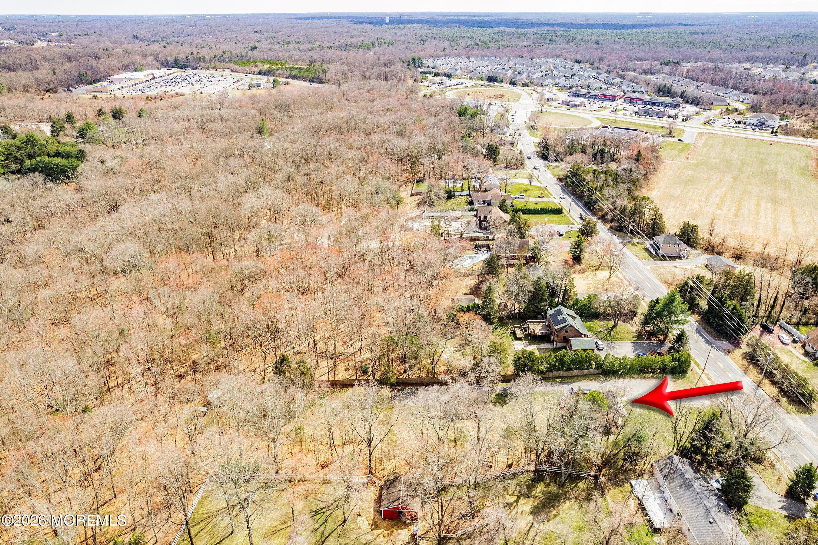 471 Harmony Road Jackson, NJ 08527 - Photo 30 of 31 30-Left Aerial with arrow