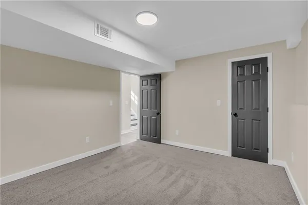 a view of an empty room