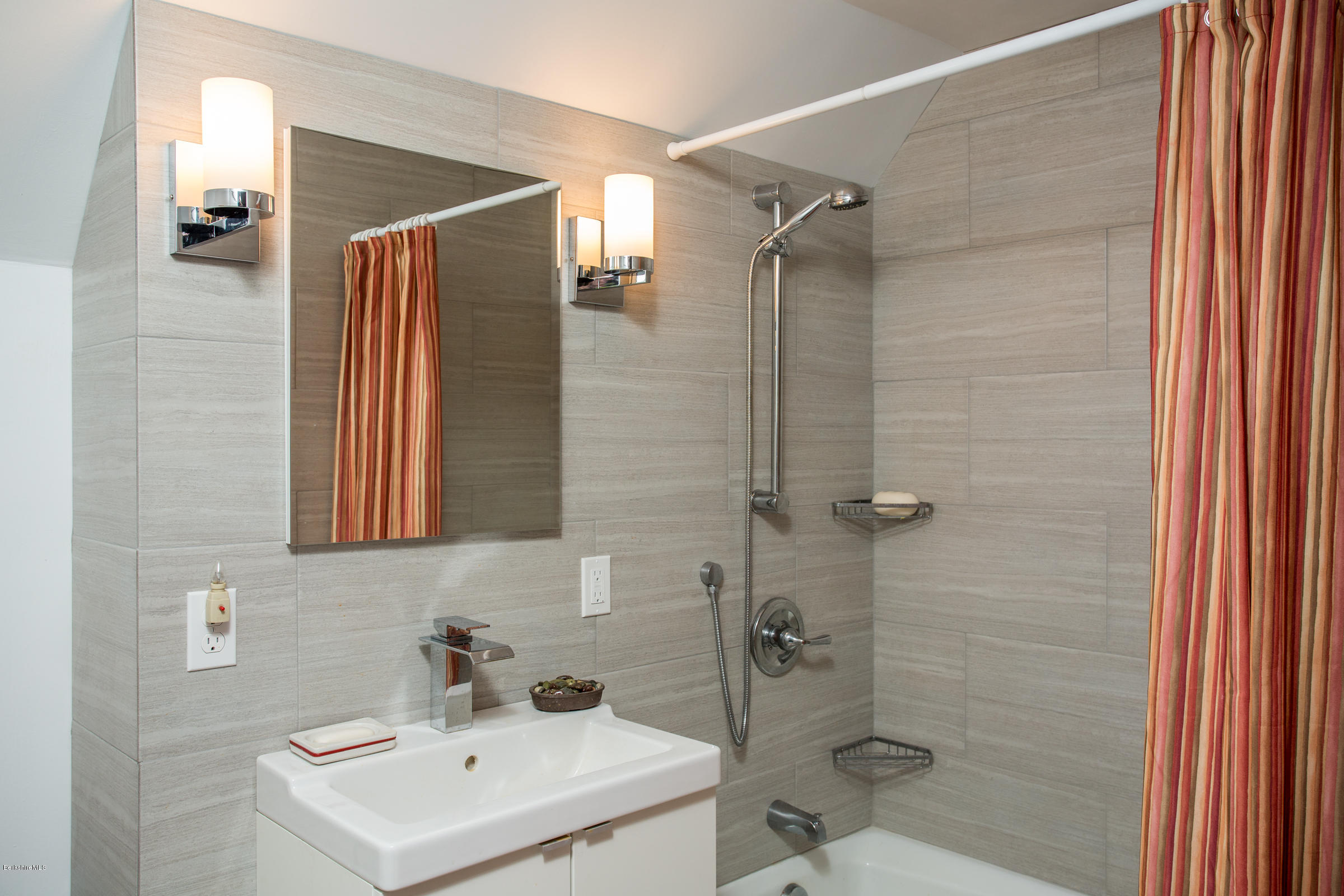 128 West Center Road West Stockbridge, MA 01266 - Photo 18 of 21 a bathroom with a sink mirror and shower