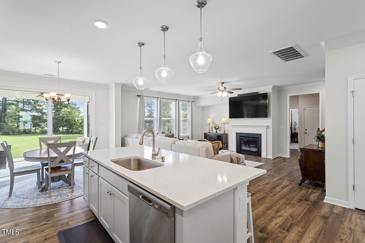 131 Hopper Circle Clayton, NC 27520 - Photo 17 of 39 a large white kitchen with a large window