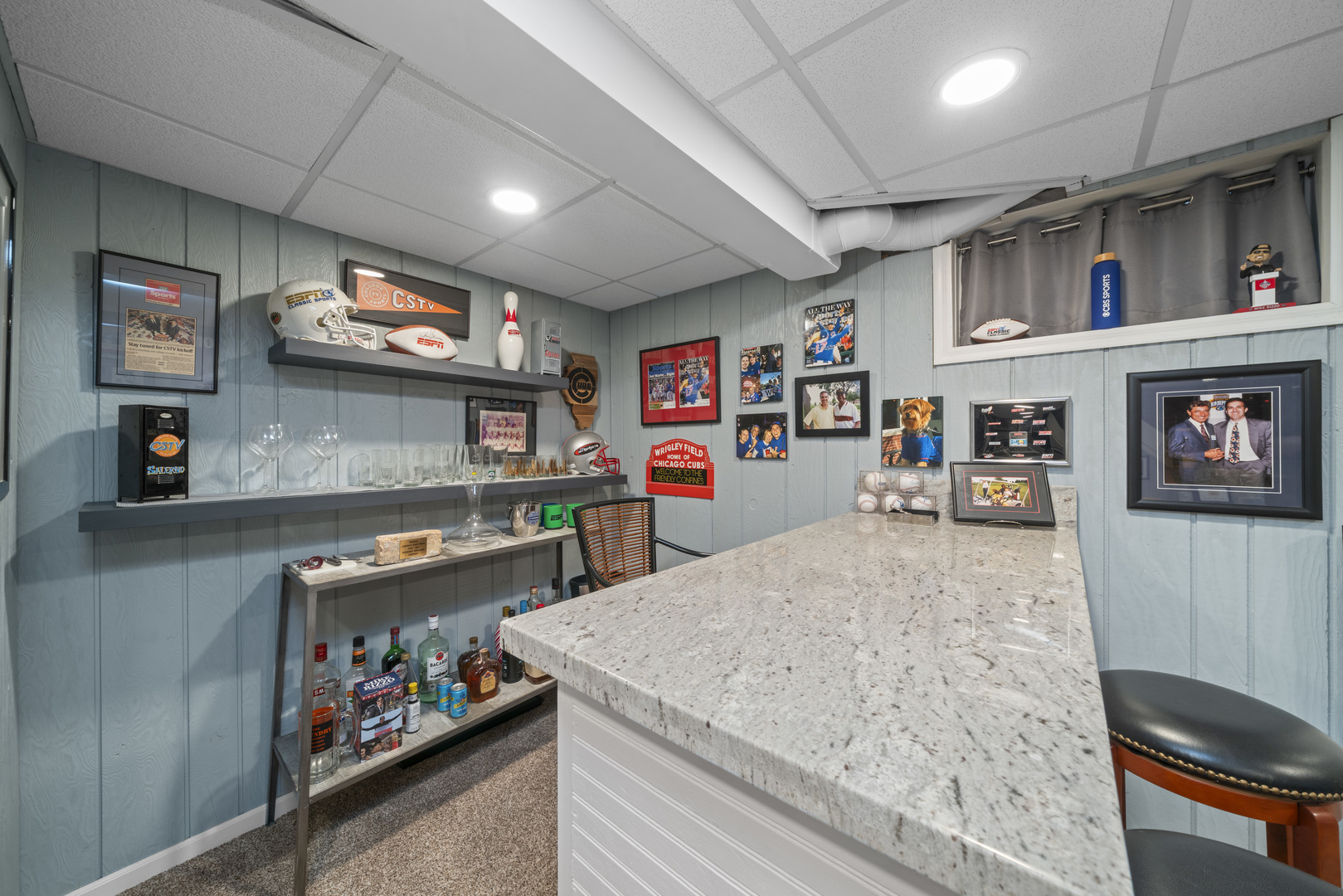 66 Winthrop New Road Sugar Grove, IL 60554 - Photo 25 of 39 a view of a play room with furniture and a flat screen tv