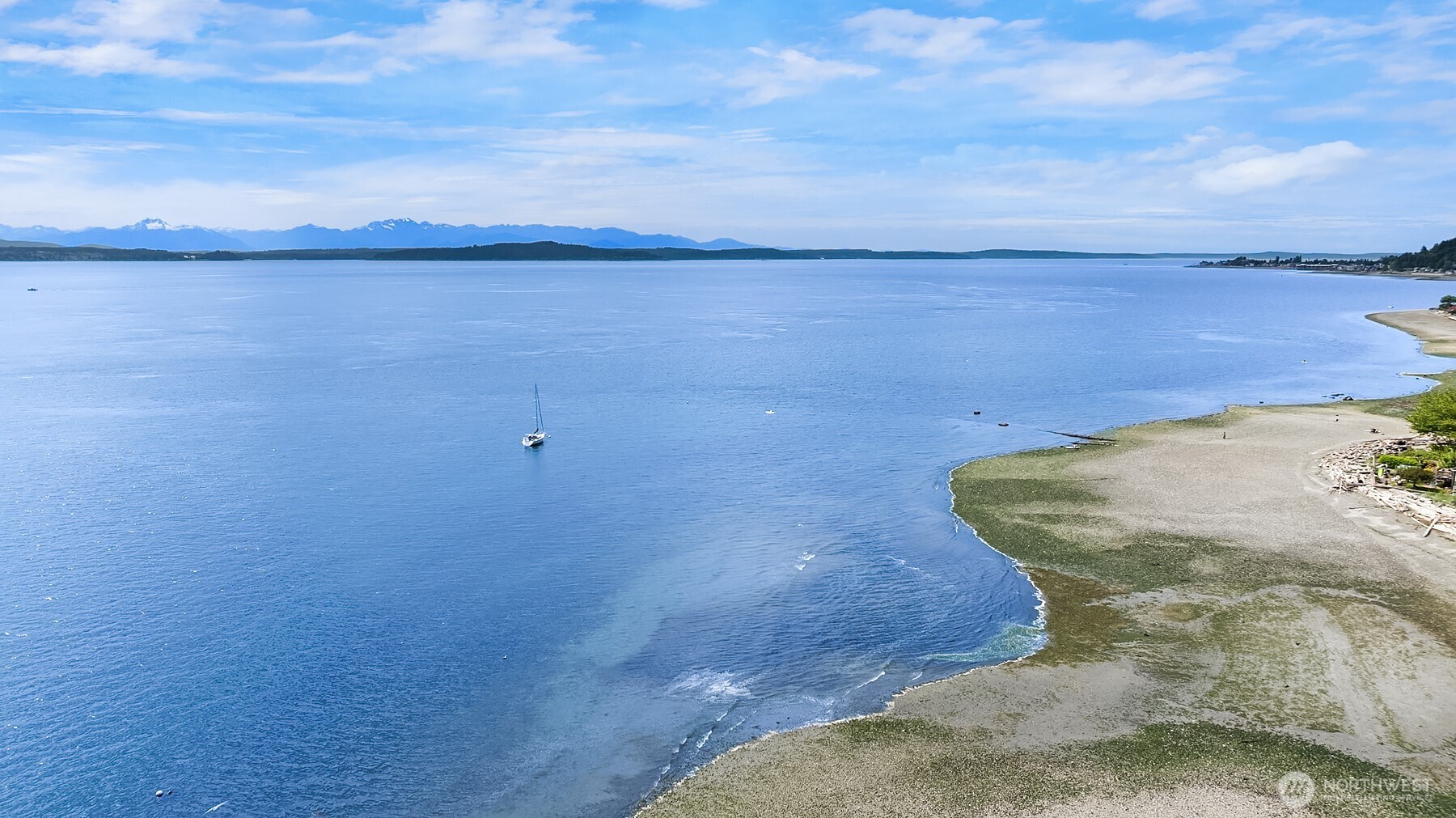 7161 Beach Drive Southwest Seattle, WA 98136 - Photo 34 of 40 a view of a lake view