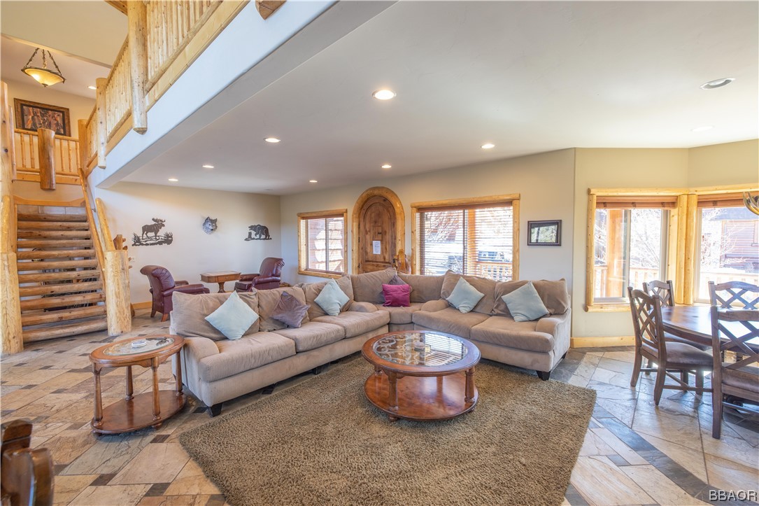 42324 Eagle Ridge Big Bear Lake, CA 92315 - Photo 11 of 50 a living room with furniture and a large window