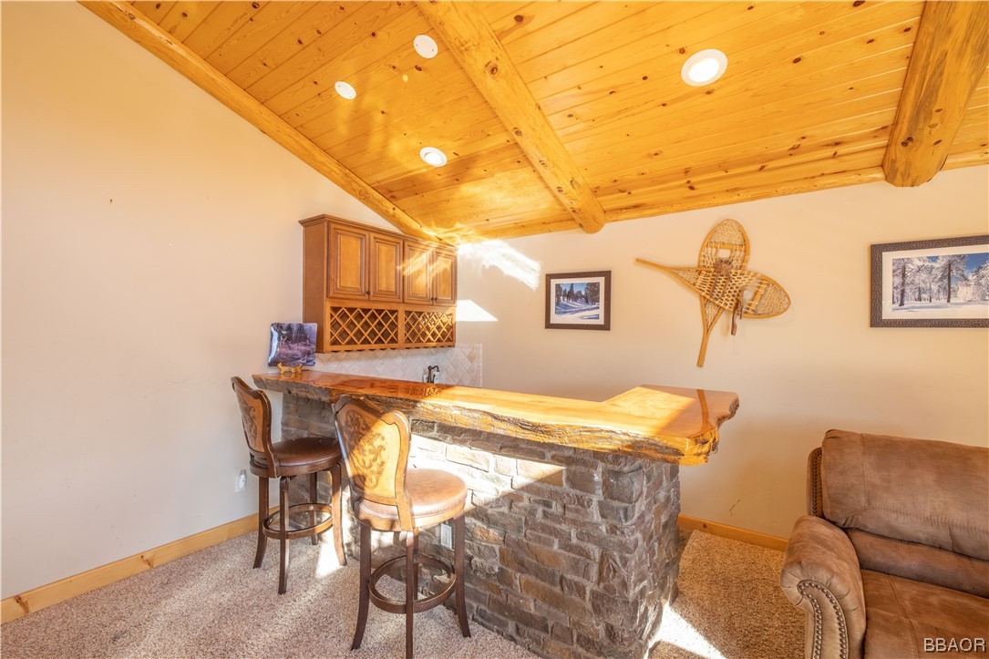 42324 Eagle Ridge Big Bear Lake, CA 92315 - Photo 29 of 50 a view of a dining room with furniture and a table