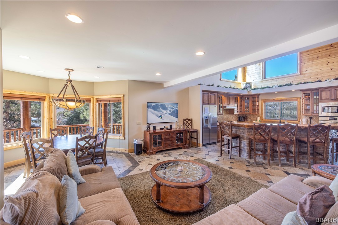 42324 Eagle Ridge Big Bear Lake, CA 92315 - Photo 9 of 50 a living room with furniture and a large window