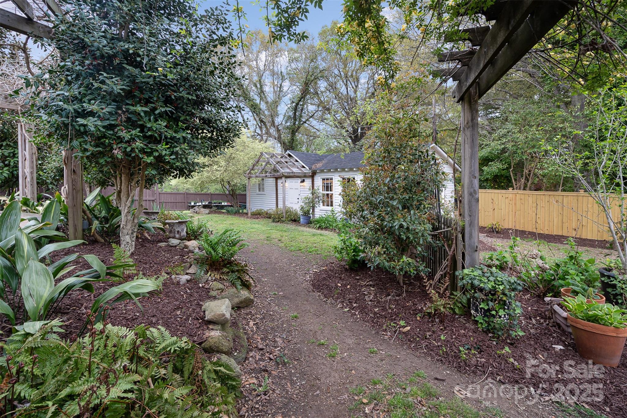 1313 South York Road Gastonia, NC 28052 - Photo 37 of 45 a backyard of a house with lots of green space