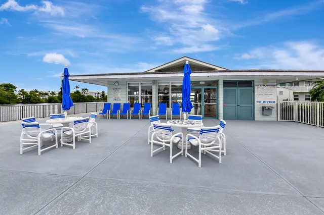 swimming pool view with sitting space