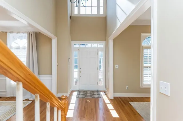 a view of front door