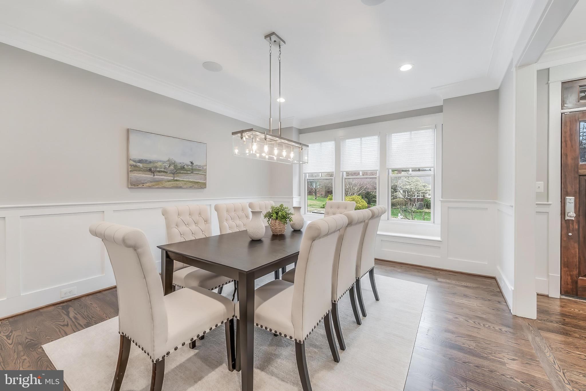 6805 Lumsden Street McLean, VA 22101 - Photo 18 of 123 a view of a dining room with furniture window and wooden floor