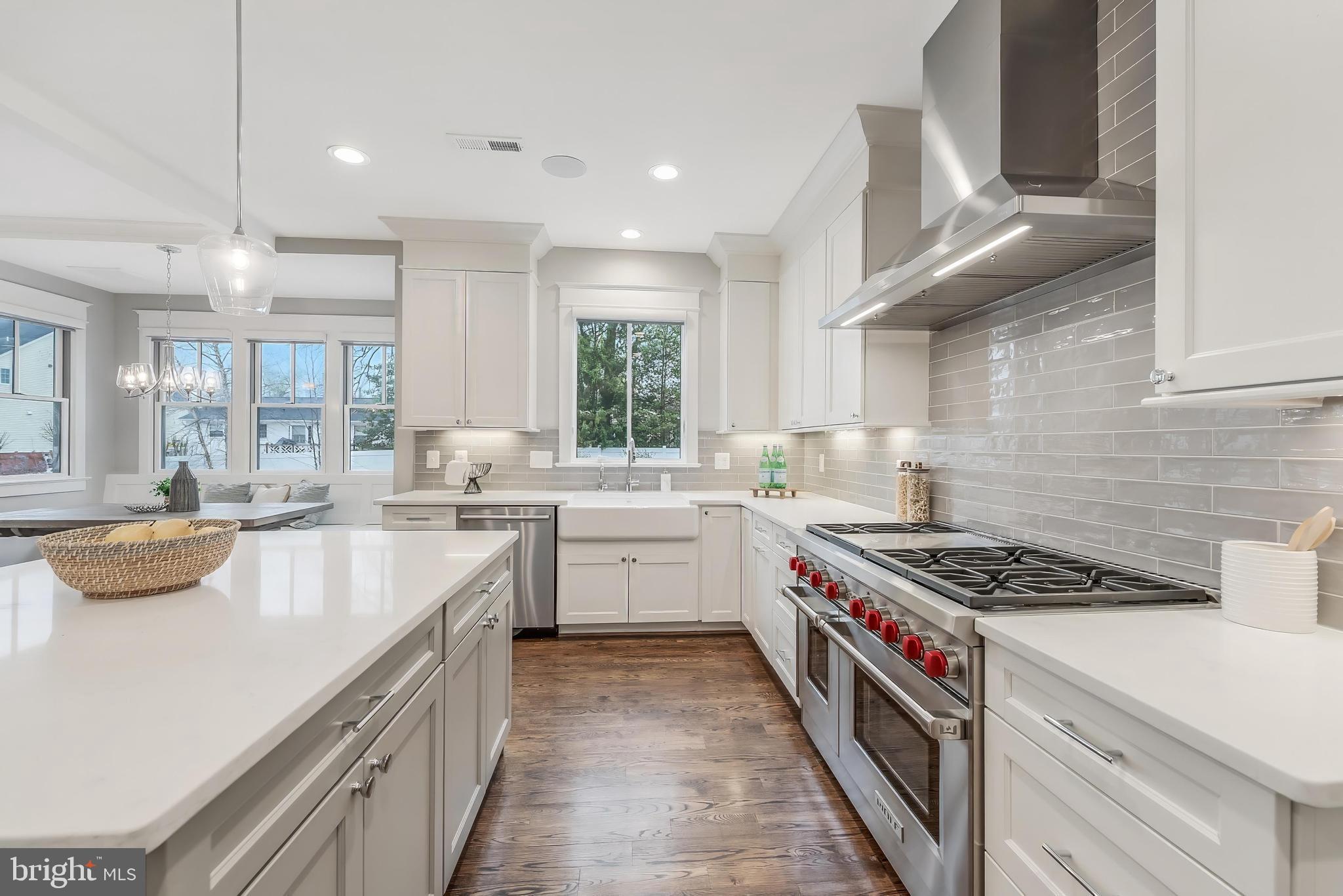 6805 Lumsden Street McLean, VA 22101 - Photo 37 of 123 a kitchen with stainless steel appliances lots of counter space and a sink