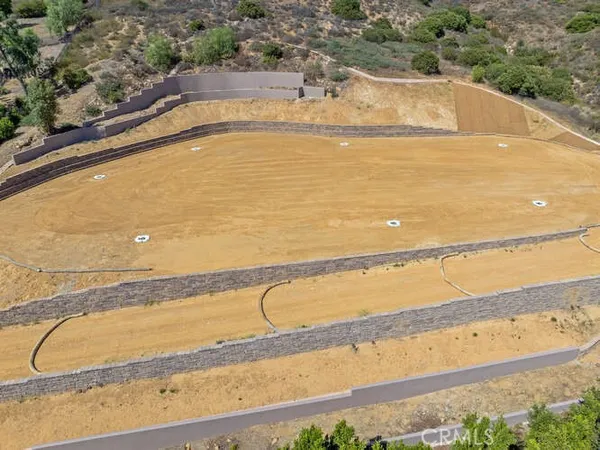 a view of a swimming pool with a mountain