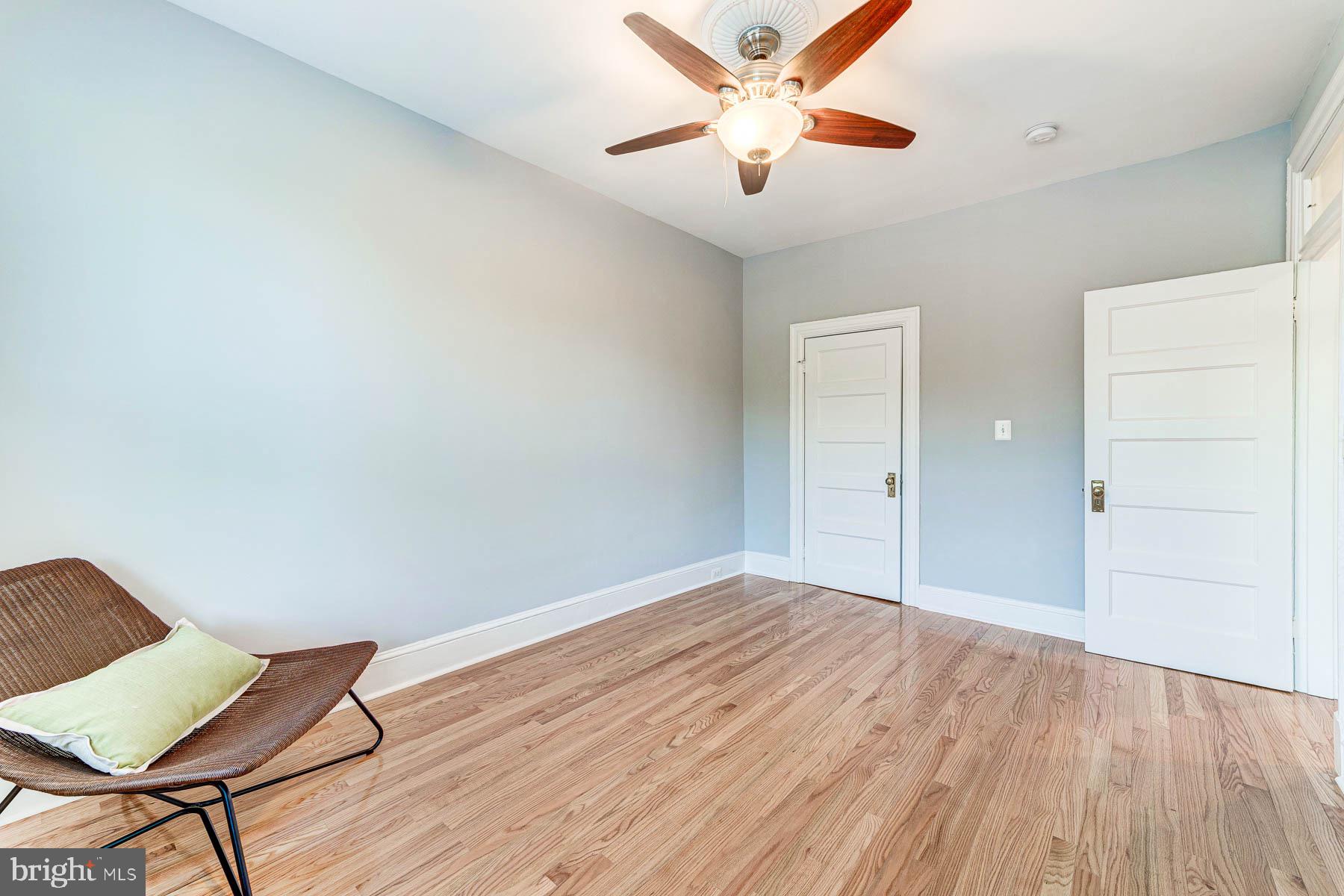 117 R Street Northwest Washington, DC 20001 - Photo 22 of 45 Bedroom #2 with new hardwood floors