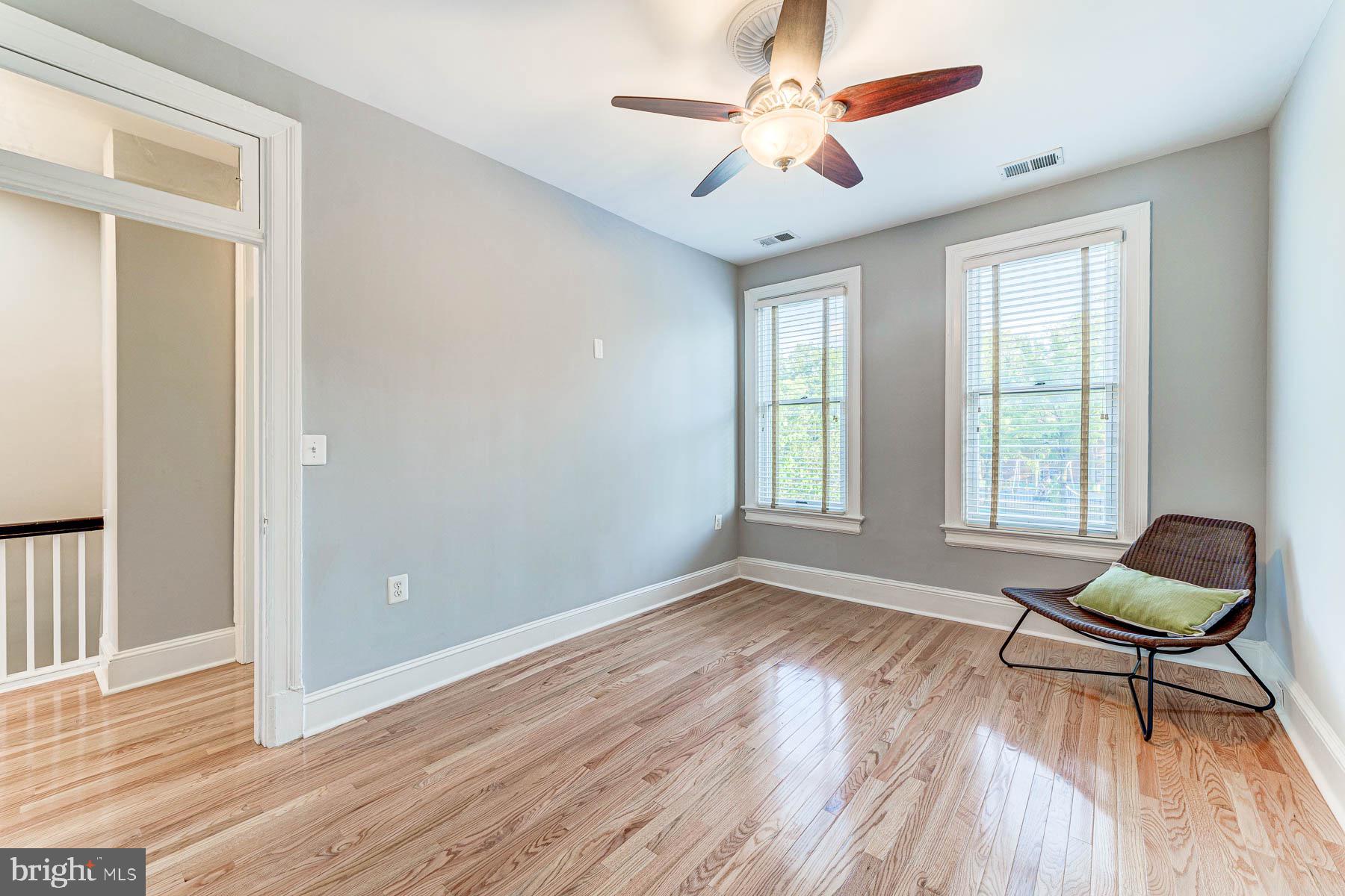 117 R Street Northwest Washington, DC 20001 - Photo 23 of 45 Bedroom #2 with new hardwood floors