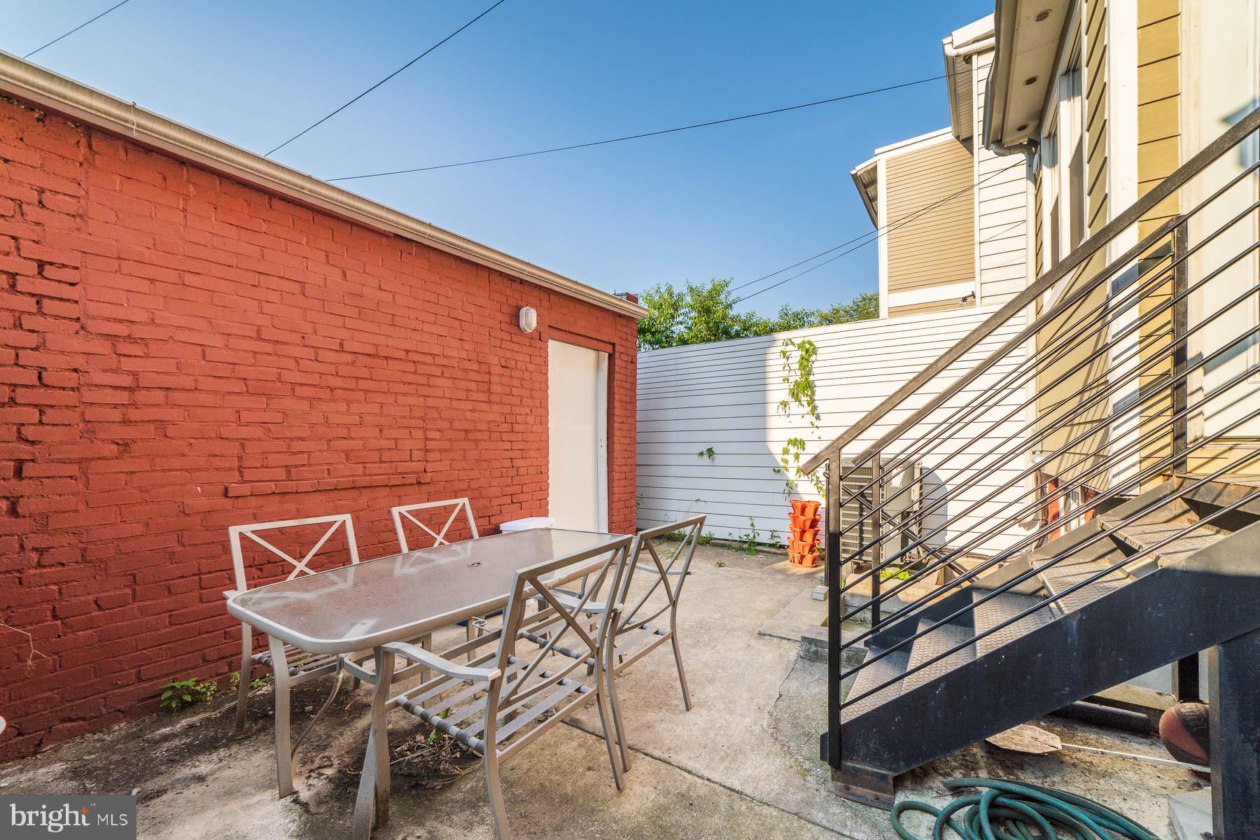 117 R Street Northwest Washington, DC 20001 - Photo 33 of 45 Private rear courtyard