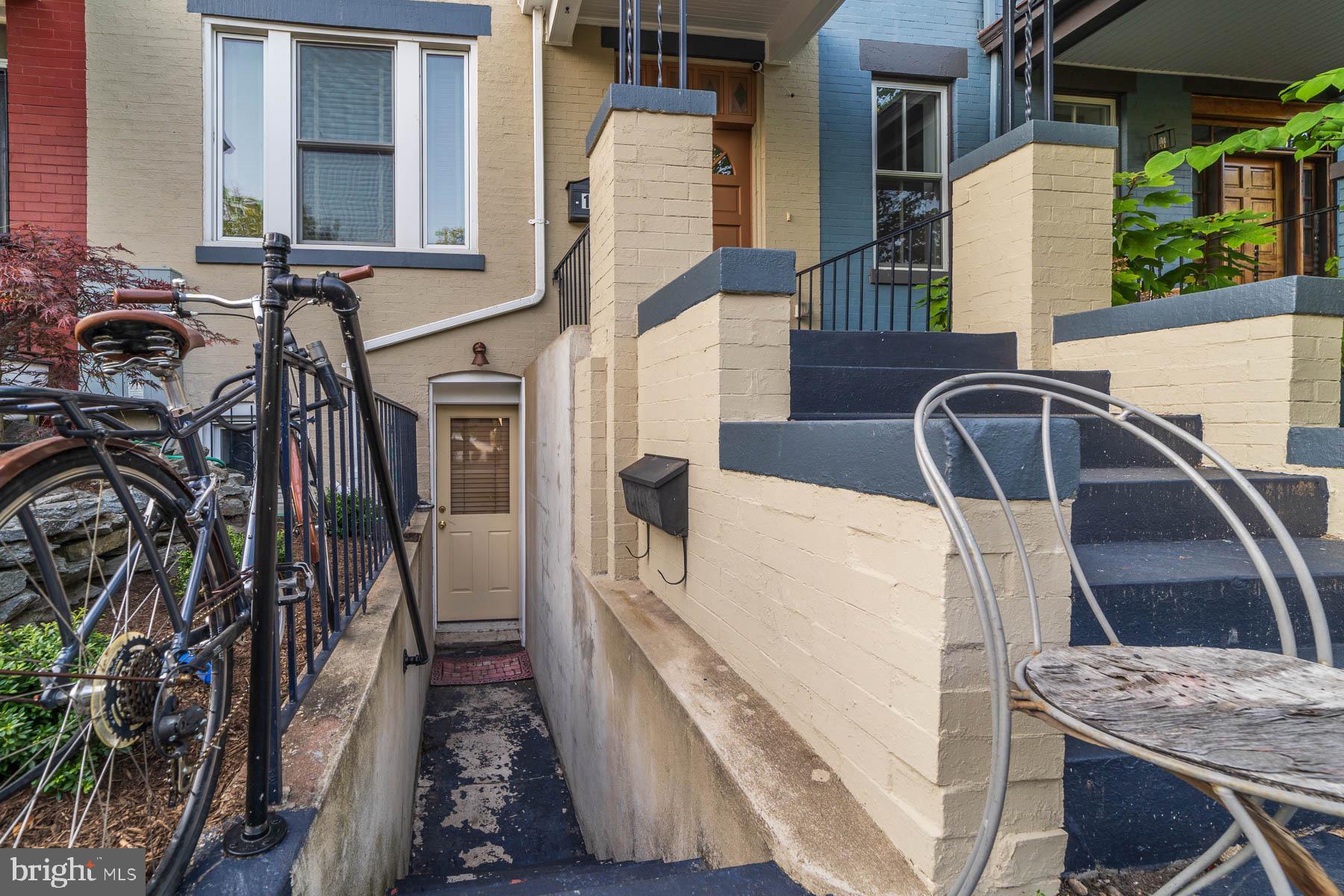 117 R Street Northwest Washington, DC 20001 - Photo 5 of 45 Private Entrance to Basement Apartment