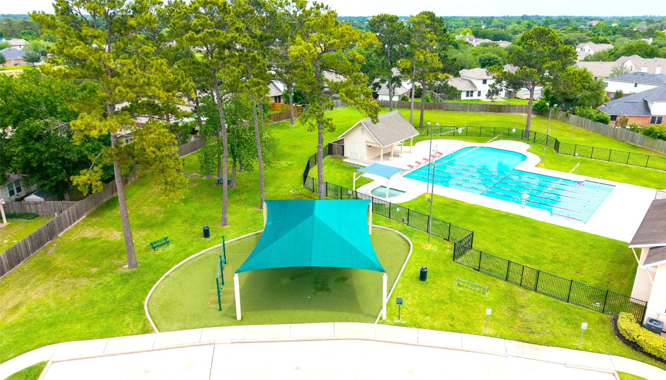 14610 Hazy Ridge Lane Cypress, TX 77429 - Photo 34 of 38 Pretty park with partly covered playground