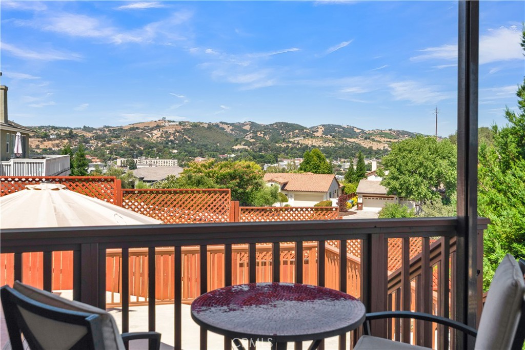 654 Red Cloud Road Paso Robles, CA 93446 - Photo 42 of 46 a view of a city from a balcony