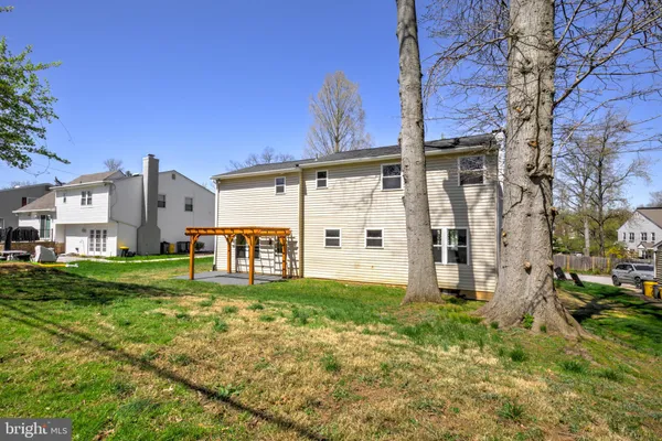 a view of a backyard with a garden