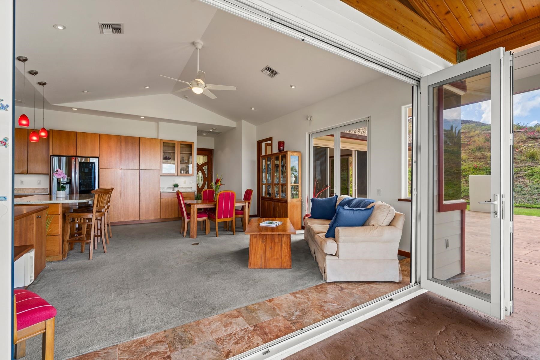 70 Iliahi Way Lahaina, HI 96761 - Photo 20 of 50 a living room with furniture and kitchen view