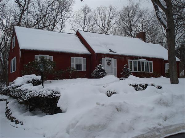 10 Sudbury Road Wellesley, MA 02481 - Photo 1 of 1 a view of a house with snow in the snow
