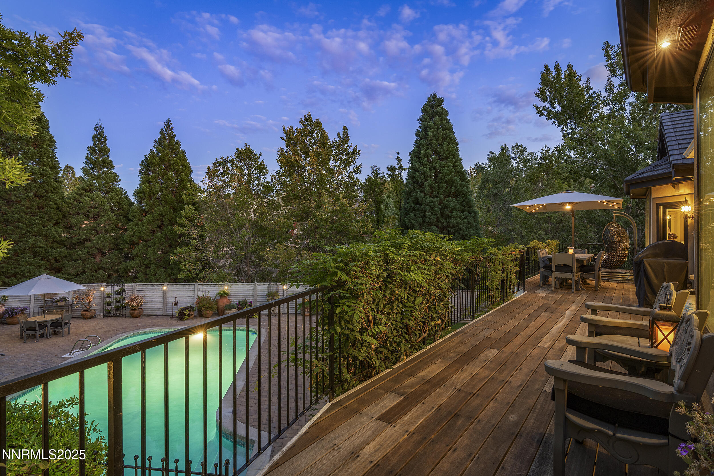 1762 Belford Road Reno, NV 89509 - Photo 37 of 70 a view of a balcony with wooden floor and outdoor space