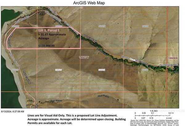 $110,000 | Lot 3-parcel Rock Creek Road, Weiser, ID 83672