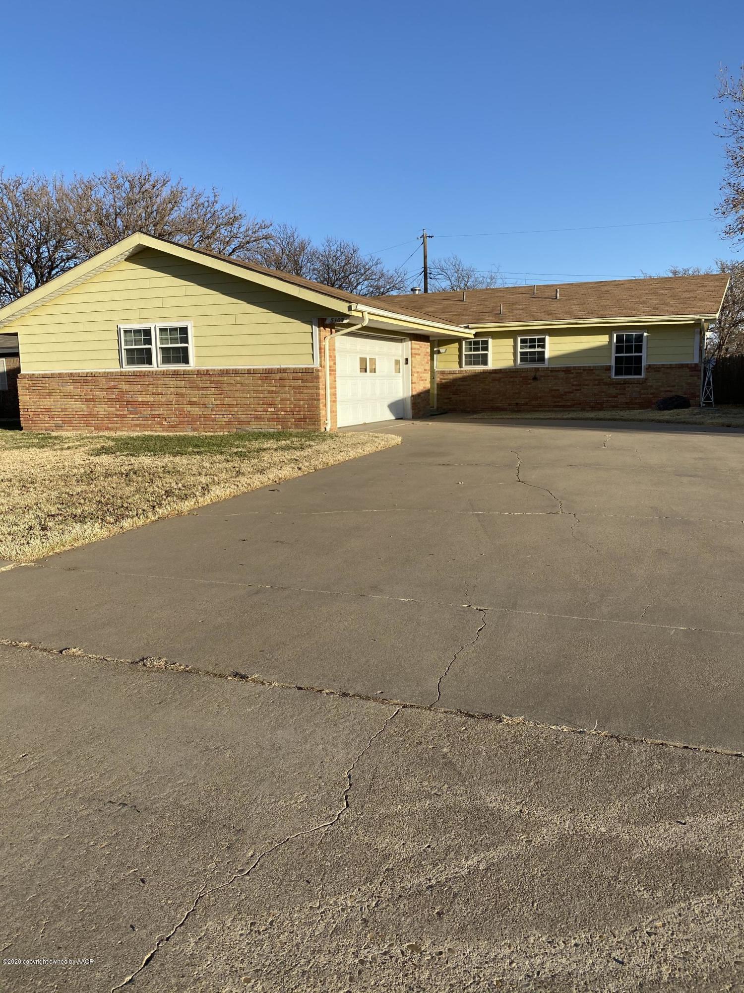 5103 Royce Drive Amarillo, TX 79110 - Photo 1 of 4 Front View