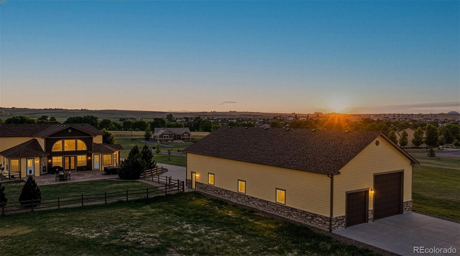 41865 East Muirfield Loop Elizabeth, CO 80107 - Photo 7 of 50 an aerial view of a house
