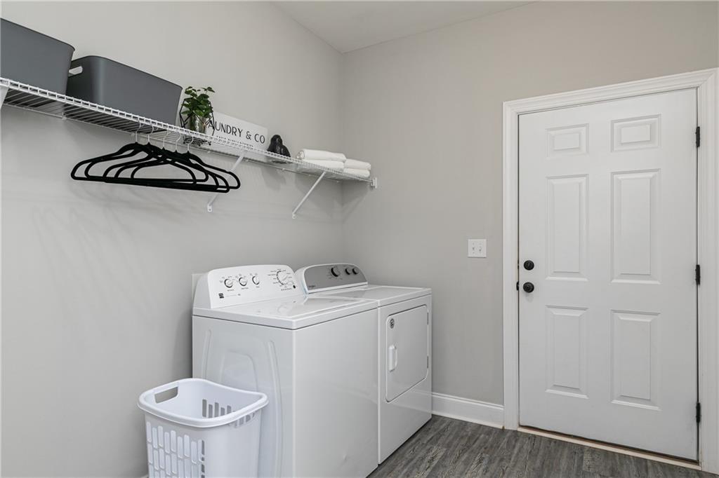 59 Calloway Lane Cartersville, GA 30120 - Photo 16 of 29 a view of bathroom with a washer and dryer