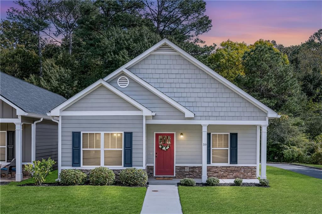59 Calloway Lane Cartersville, GA 30120 - Photo 23 of 29 a front view of a house with yard