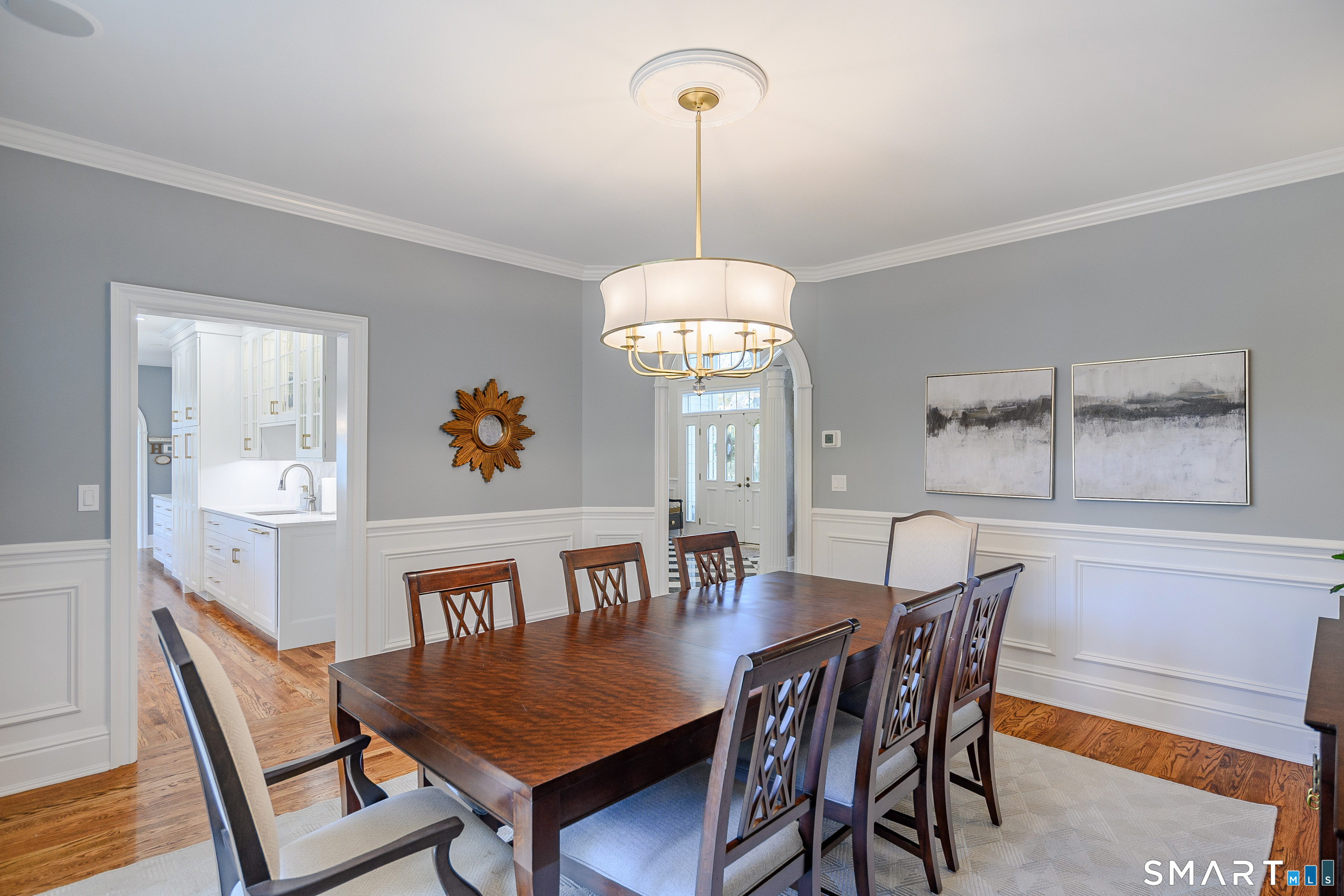 14 Merlins Lane Newtown, CT 06470 - Photo 14 of 40 Dining room with hardwood floors