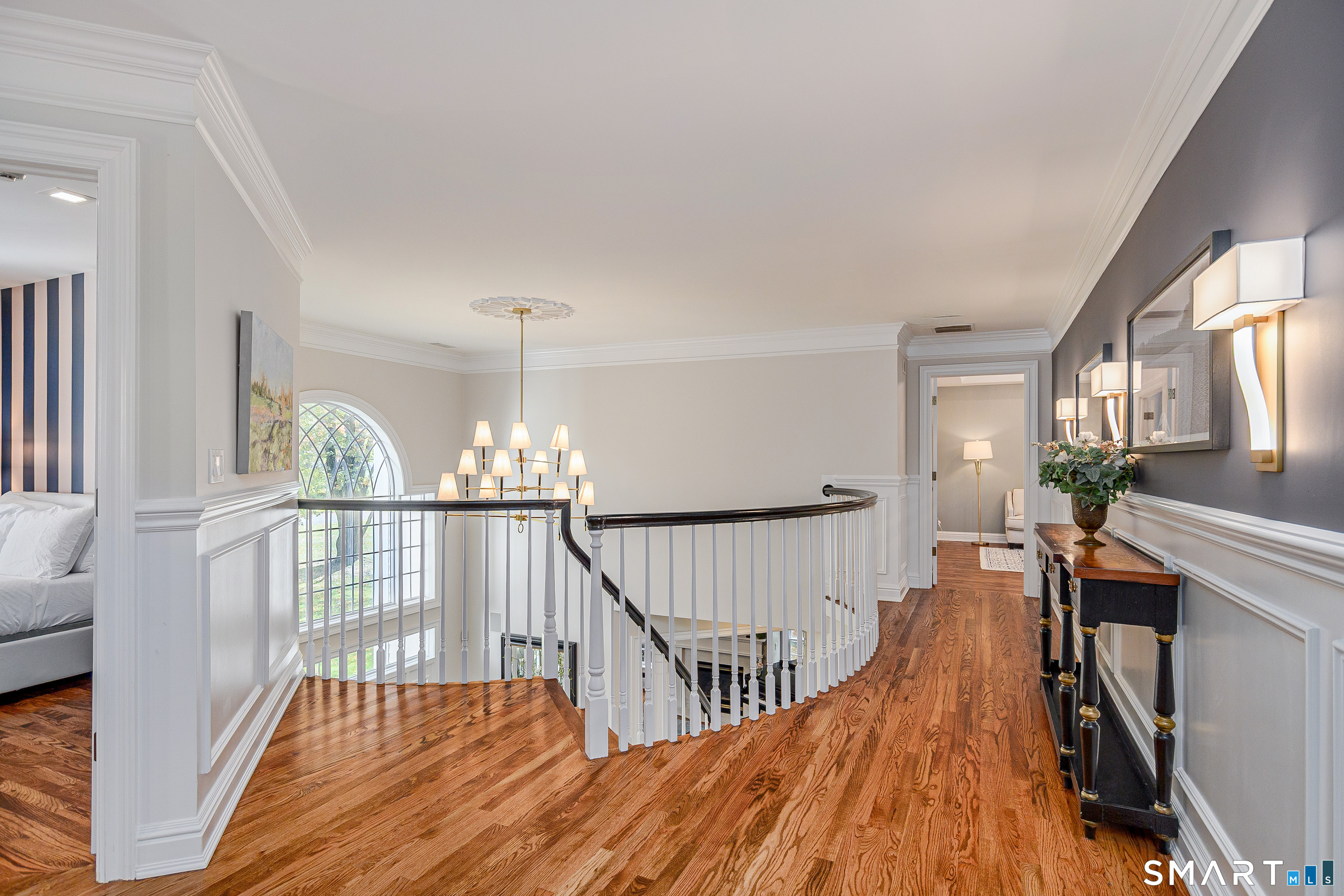 14 Merlins Lane Newtown, CT 06470 - Photo 17 of 40 Spacious upper landing with hardwood floors.