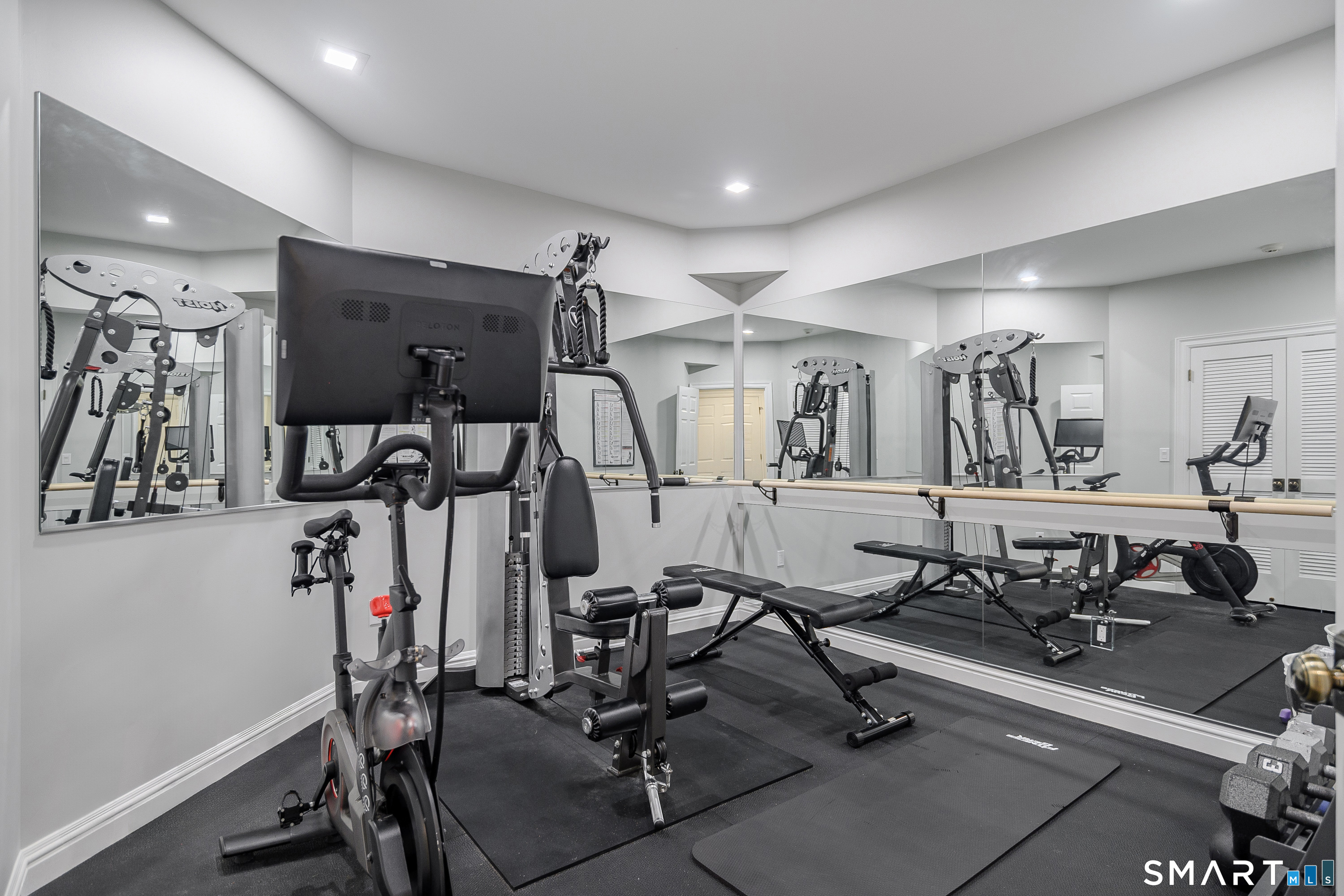 14 Merlins Lane Newtown, CT 06470 - Photo 31 of 40 Lower level dedicated home gym space