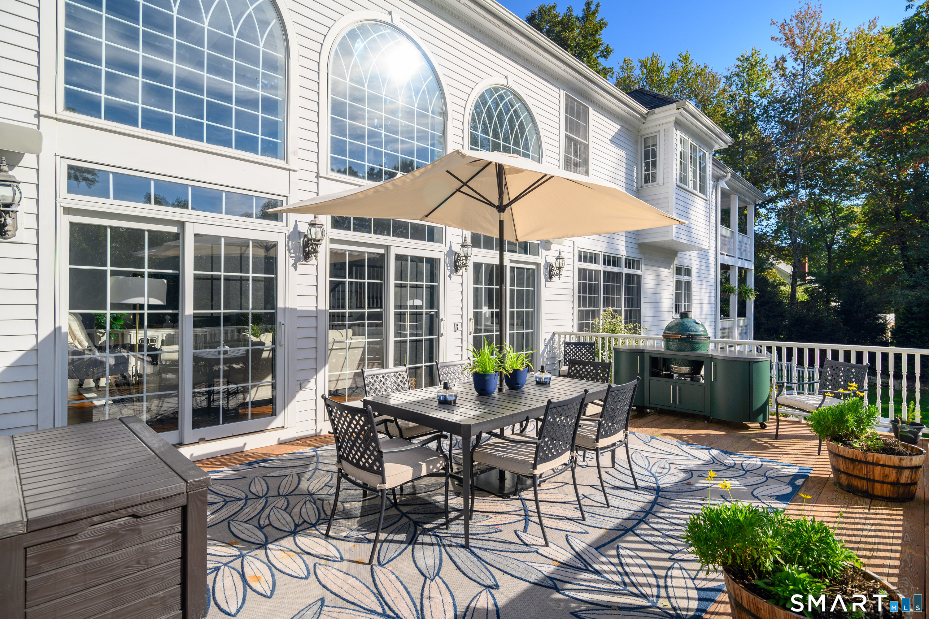 14 Merlins Lane Newtown, CT 06470 - Photo 34 of 40 Spacious entertaining deck with dining area