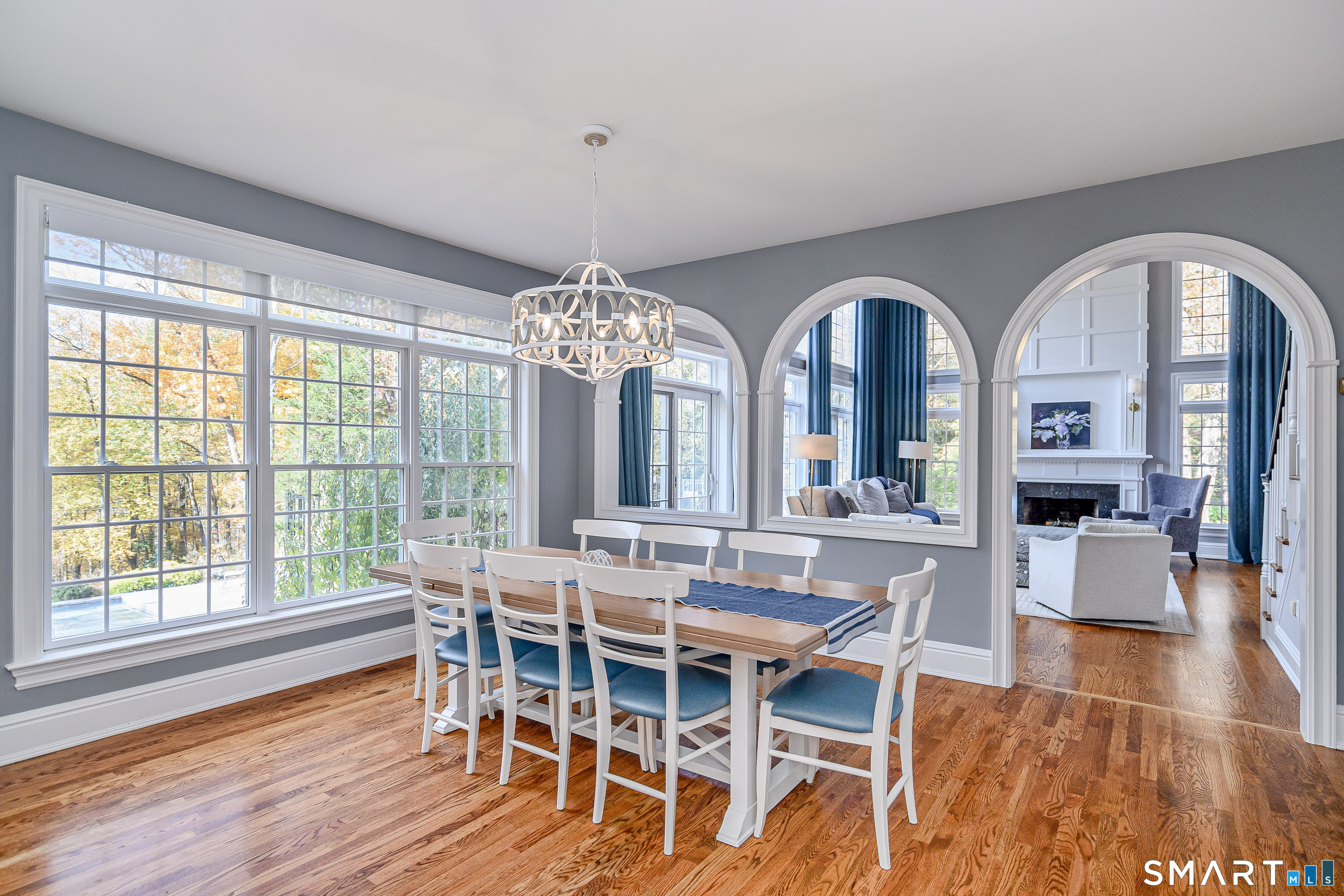 14 Merlins Lane Newtown, CT 06470 - Photo 7 of 40 Open-concept kitchen and dining overlooking great room.