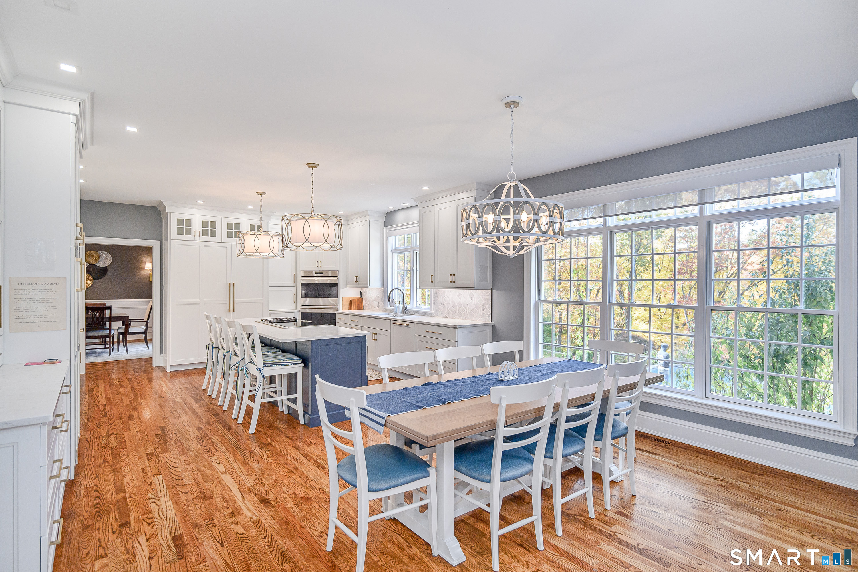 14 Merlins Lane Newtown, CT 06470 - Photo 8 of 40 Bright breakfast area with large picture windows.