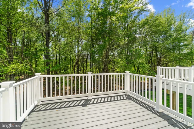 a view of a balcony from door